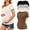 Grey / Black / Brown / Beige, variant on Weardear 4 Packs Maternity Tops Side Ruched Short Sleeve Pregnancy Tunic T Shirts Crew Neck Casual Maternity Clothes