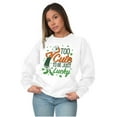 thumbnail image 3 of Olive Oyl St Paddys Day Lucky Cutie Women Crewneck Sweatshirt Brisco Brands M, 3 of 6