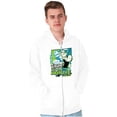 thumbnail image 5 of Cool Popeye Raised By the Hustle Zip Hoodie Sweatshirt Men Brisco Brands L, 5 of 6