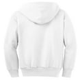 thumbnail image 6 of Port & Company ® - Youth Core Fleece Full-Zip Hooded Sweatshirt. PC90YZH, 6 of 6