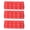 Red, variant on Suodoka 30PCS Right Angle Transparent Plastic 6 Sided Dices for Math Games, 5.51 inches / 14 cm Pack, Blue