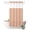 Orange Peach, White, variant on No Hook Shower Curtain, Buffalo Plaid Shower Curtains for Bathroom with See Through Top Window, Farmhouse Orange Checkered Vintage Grid Waterproof & Washable Bath Curtain 60"x72"