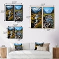 thumbnail image 4 of Designart "Mountain River Charm on a Sunny Day II" Lakes & Rivers Wall Art Set Of 2 - Lake House Green Wall Decor Set Of 2, 4 of 6