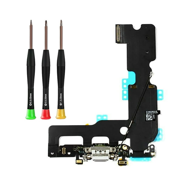 Dock Connector for iPhone 7 Plus 2016 - Charging Port Flex Cable for for iPhone 7 Plus with Screwdrivers (White)