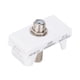 thumbnail image 2 of toma tv tipo coaxial de 1 módulo blanco, 2 of 6