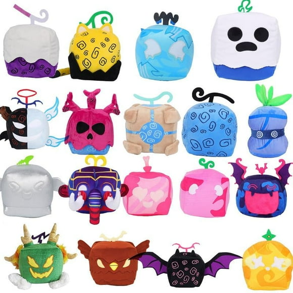 Blox Fruits 6” Plush Toy for TV Fans Cute Stuffed Figure Doll for Kids and Adults Birthday Christmas Gift for Boys DMH