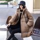 thumbnail image 5 of Chaqueta de plumón de invierno para mujer, nueva chaqueta de plumón con capucha y cremallera de longitud media, plumón de pato blanco, cálida, gruesa, informal, versión grande, prendas de vestir exter, 5 of 5