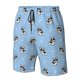 thumbnail image 4 of Balery French Bulldog Puppy Traje de Baño Estilo Hawaiano para Hombre, Shorts de Secado Rápido con Bolsillos-Small, 4 of 6