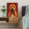 thumbnail image 5 of Geometric Pitbull Dog Canvas Painting, Modern Abstract Pet Wall Decor for Home, Office, Cafe & Bar, 5 of 8