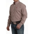 thumbnail image 2 of Cinch White & Red Geometric Print - Mens Shirt  - Mtw1105730, 2 of 4