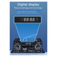 thumbnail image 2 of Amplificador Digital Bluetooth 12V para el Hogar y el Coche Altavoz de Sonido HIFI de 2 Canales FM Rrceiver Mini Amplificador de Audio Class-AB AMP, 2 of 10