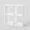 White, variant on 13" 4 Cube Organizer Weathered - Decorative Bookshelf, Cubby Storage, MDF Particle Board, 13" System Compatible