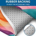 thumbnail image 4 of Colorful Tie Dye Mountain Pattern Bathroom Rugs Sets 3 Piece,Toilet Cover Set,Absorbent Non Slip Bathroom Mats Sets with U-Shaped Contour Rug Toilet Rug Set, 4 of 5