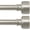 Brushed Nickel, variant on Brass Curtain Rods for Windows 72 to 144 Inch(6-12ft), 1 Inch Diameter Heavy Duty Curtain Rod, Adjustable Decorative Drapery Poles 72-144", Warm Gold