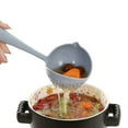 thumbnail image 5 of PEACNNG Kitchen Utensils Accessories 2 In 1 Long Handle Soup Spoon Kitchenware Strainer Kitchen Cooking Tools Gadgets Supplies, 5 of 5