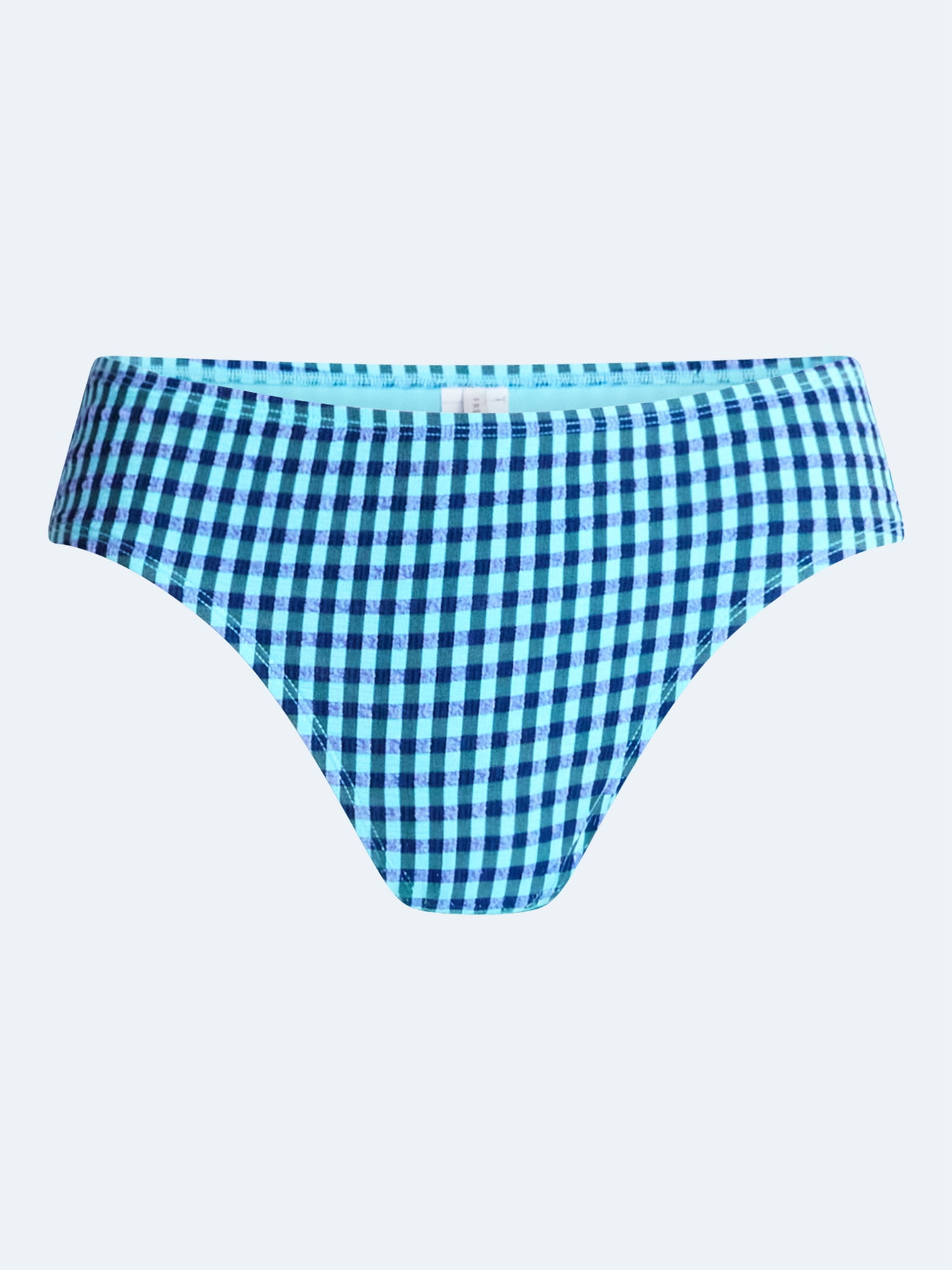 Free Assembly Women's and Women's Plus Mid Rise Seersucker Bikini Bottoms, Sizes XS-3X