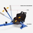 thumbnail image 2 of HoverTech 1 Go Cart Adjustable Seat Attachment for 6.5" Hover-Board Buggy - Blue, 2 of 7