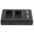 thumbnail image 3 of Cargador de batería para cámara DM BL, base de carga rápida doble LCD para cámara digital Cargador de batería dual diseñado para profesionales, 3 of 9