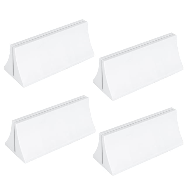 4pcs ABS Plastic Screen Partition Clamps Practical Desktop Glass Baffle Clips