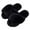 Black, variant on Litfun Women's Fuzzy Slippers Open Toe Cross Band Slippers Memory Foam House Slippers for Women, Camel