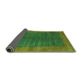 thumbnail image 2 of Ahgly Company Indoor Rectangle Abstract Turquoise Blue Contemporary Area Rugs, 2' x 4', 2 of 4
