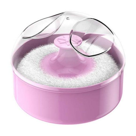 Talcum Powder Puff with Box Case Container Baby Soft Face Body Powder Puff Hot U3W6