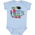 thumbnail image 3 of Inktastic My Daddy Did It and He Did It for Me with Graduation Cap Boys Baby Bodysuit, 3 of 5