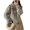 Grey, variant on Women‘s Sweaters Knitted Jacquard Cardigan Long Sleeve Decorated Sweater Knitwear Retro Style Cardigan for Women Grey One Size