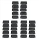thumbnail image 1 of 30 Piezas Caja de Batería de 9 V / Soporte / Cubierta del Compartimento de la Caja con Clip de Batería de 9 Voltios para Accesorio de Repuesto de Registro de Bajo de Guitarra, 1 of 5
