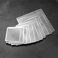 thumbnail image 2 of MYG Stainless Steel Square Shower Drain Cover Hair Catcher Strainer for Bathroom Sink 8CM Anti-Slip Design Easy Install Rust-Resistant, 2 of 9