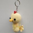 thumbnail image 5 of Llavero con forma de animal de ganchillo de 6 cm, bonito juguete de punto, colgante, bolso, accesorios, juguete de ganchillo, 5 of 5