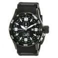thumbnail image 3 of invicta men's 1759 aviator flight gmt black dial black polyurethane watch, 3 of 4