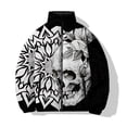 thumbnail image 4 of Chaquetas de invierno con estampado de calaveras para hombre, abrigos de invierno modernos y frescos para hombre, abrigos de plumón con impresión digital 3D, duraderos y de alta calidad, 4 of 4