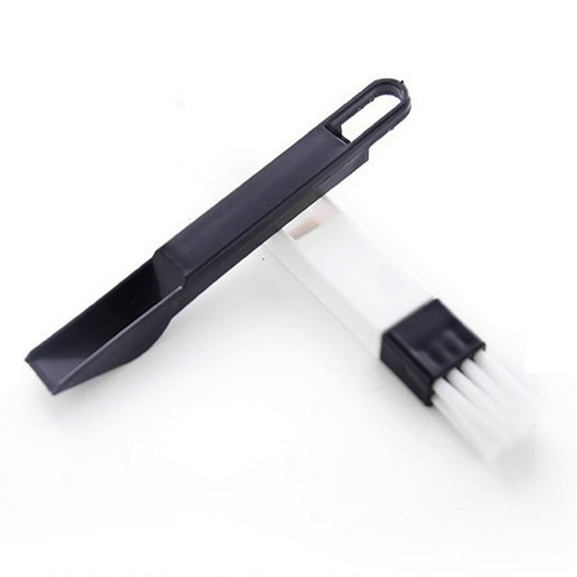 Household Cleaning Tools 2-In-1 Cleaning Brush with Handle,Window Track Cleaning Brush,Sliding Window Cleaning Tool Grime Remover Brushes for Cleaning Kitchen Window Computer Window Cleaning Brush