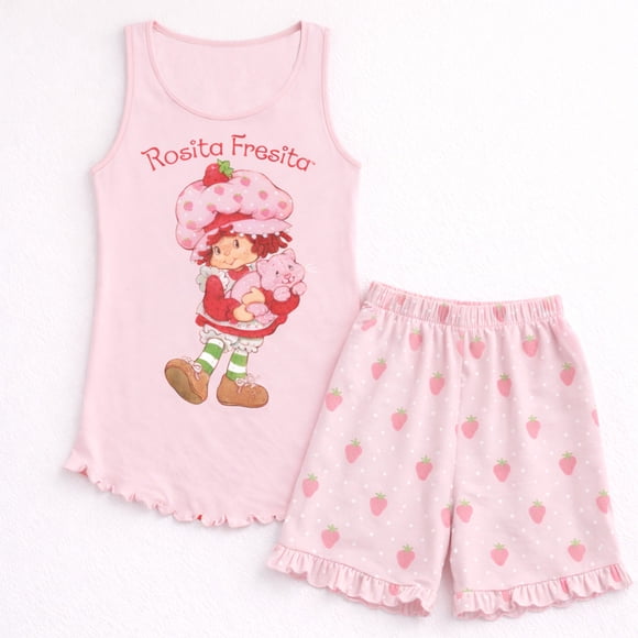 Set Pijama Rosita Fresita, Rosa, Talla G, 2 Piezas