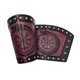 thumbnail image 2 of Brazales de brazo Colco Punk cuero PU rojo para hombres y mujeres, 2 of 8