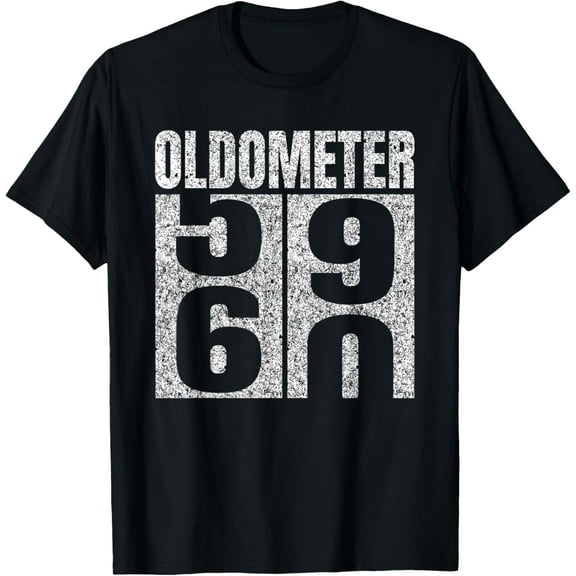 60th Birthday Oldometer 59-60 Vintage Funny Gifts Men Women T-Shirt