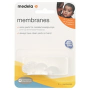 Medela Spare Breast Pump Membranes, Compatible with Medela Pump in Style Advanced, Swing, and Harmony, 6-Pack