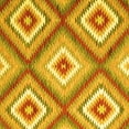 thumbnail image 1 of Ahgly Company Machine Washable Indoor Square Southwestern Yellow Country Area Rugs, 4' Square, 1 of 4