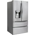 thumbnail image 3 of LG 28 Cu. ft. Smart Wi-Fi Enabled French Door Refrigerator, Stainless Steel (LMXS28626S), 3 of 5