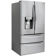 LG 28 Cu. ft. Smart Wi-Fi Enabled French Door Refrigerator, Stainless Steel (LMXS28626S)
