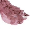 BalsaCircle Mauve Premium Solid Curly Chiffon Chair Sashes Wedding ...