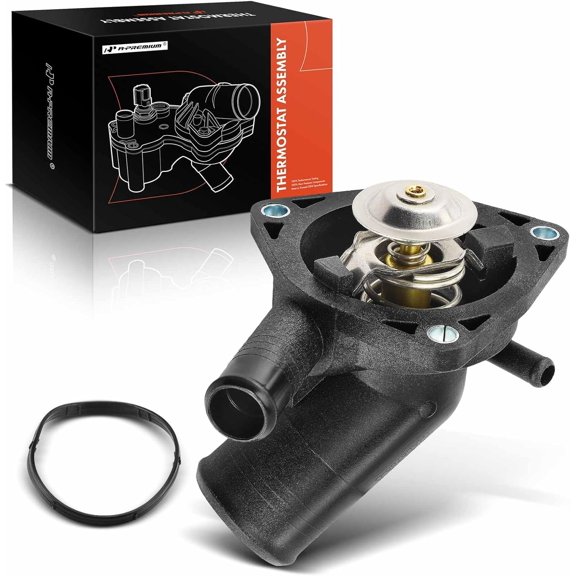 A-Premium Engine Coolant Thermostat Compatible with Land Rover Range Rover 2006-2009, Range Rover Sport 2006-2009, LR3 2005-2009, Replace# LR005765