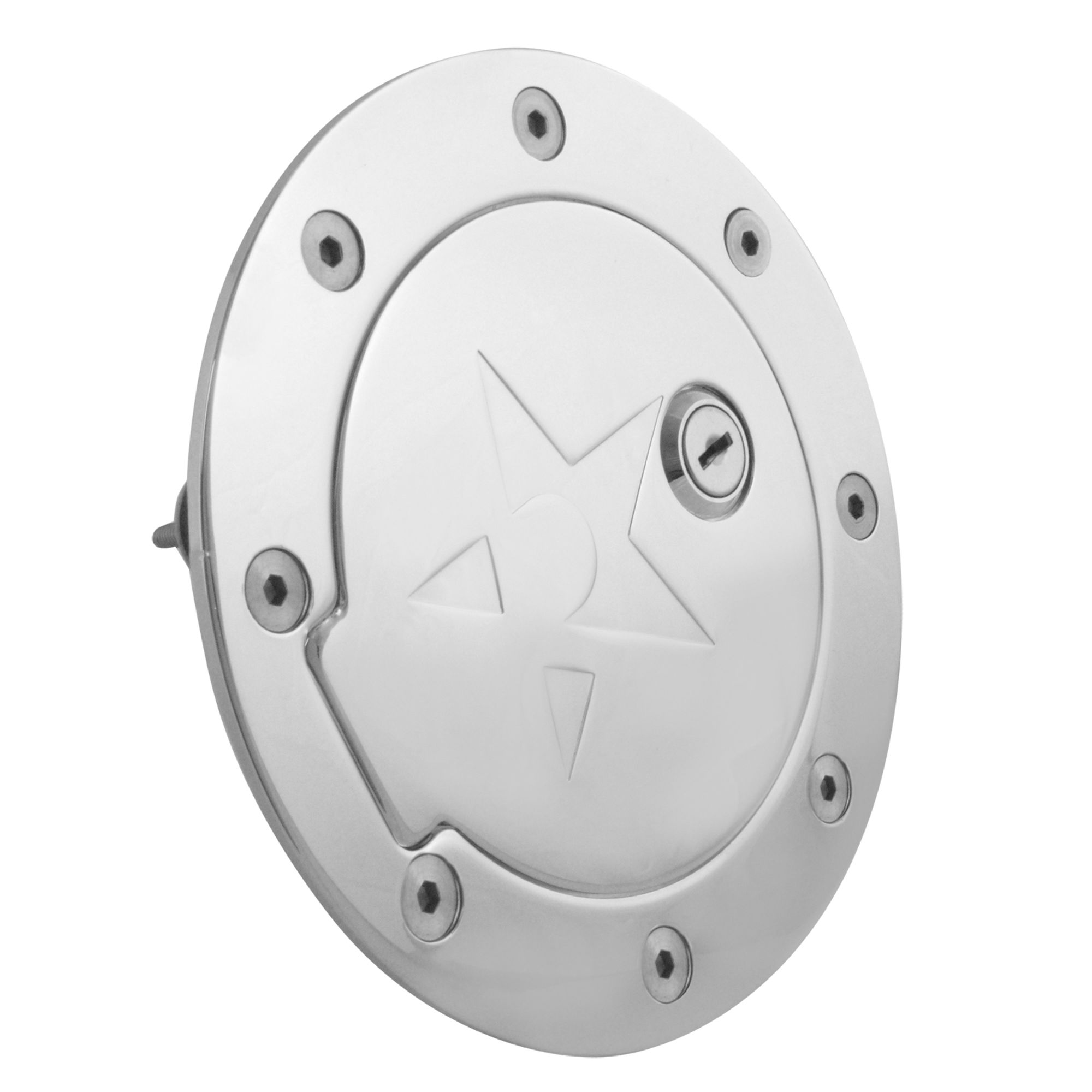 Pilot Automotive RBP147 CK Chrome Gas Door with Lock for Ford F150