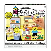 Playmonster Colorforms Market Picture Playsets W/ 200+ Restickable Shapes