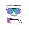 thumbnail image 3 of Gafas De Sol Xtellar azul Deportivas Y Ajustables Para Ciclismo, 3 of 4