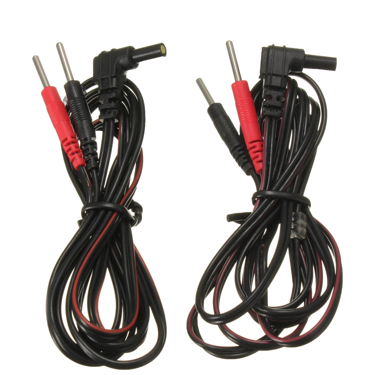 2pcs Standard Electrode Lead Wire blackredelectrodeleadwire Pin