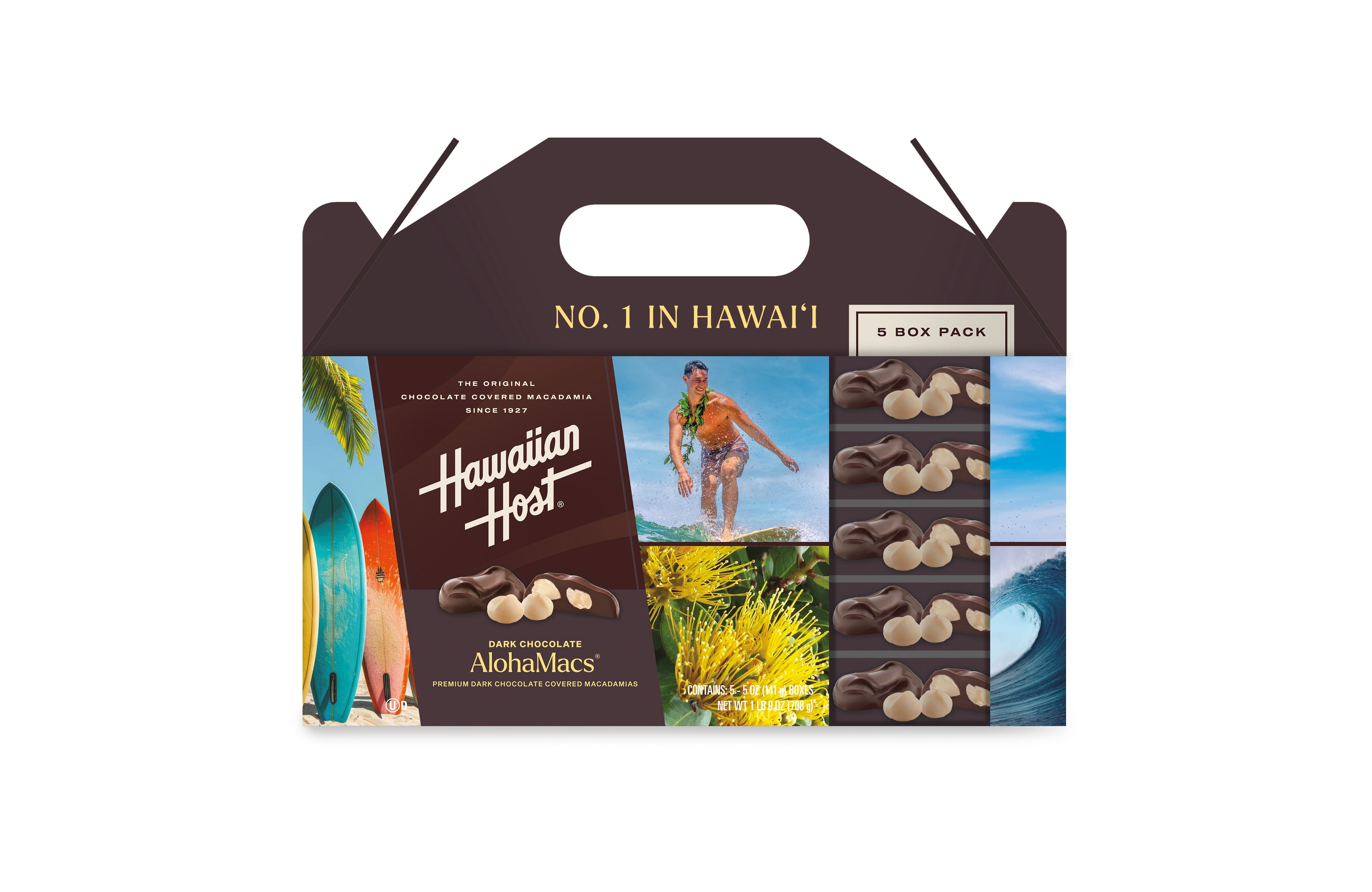 Hawaiian Host Aloha Gems Milk Chocolate Covered Macadamia Nuts, 8