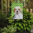 thumbnail image 2 of Carolines Treasures SS4431-FLAG-PARENT Clumber Spaniel St. Patricks Day Shamrock Portrait Flag  multicolor, 2 of 3