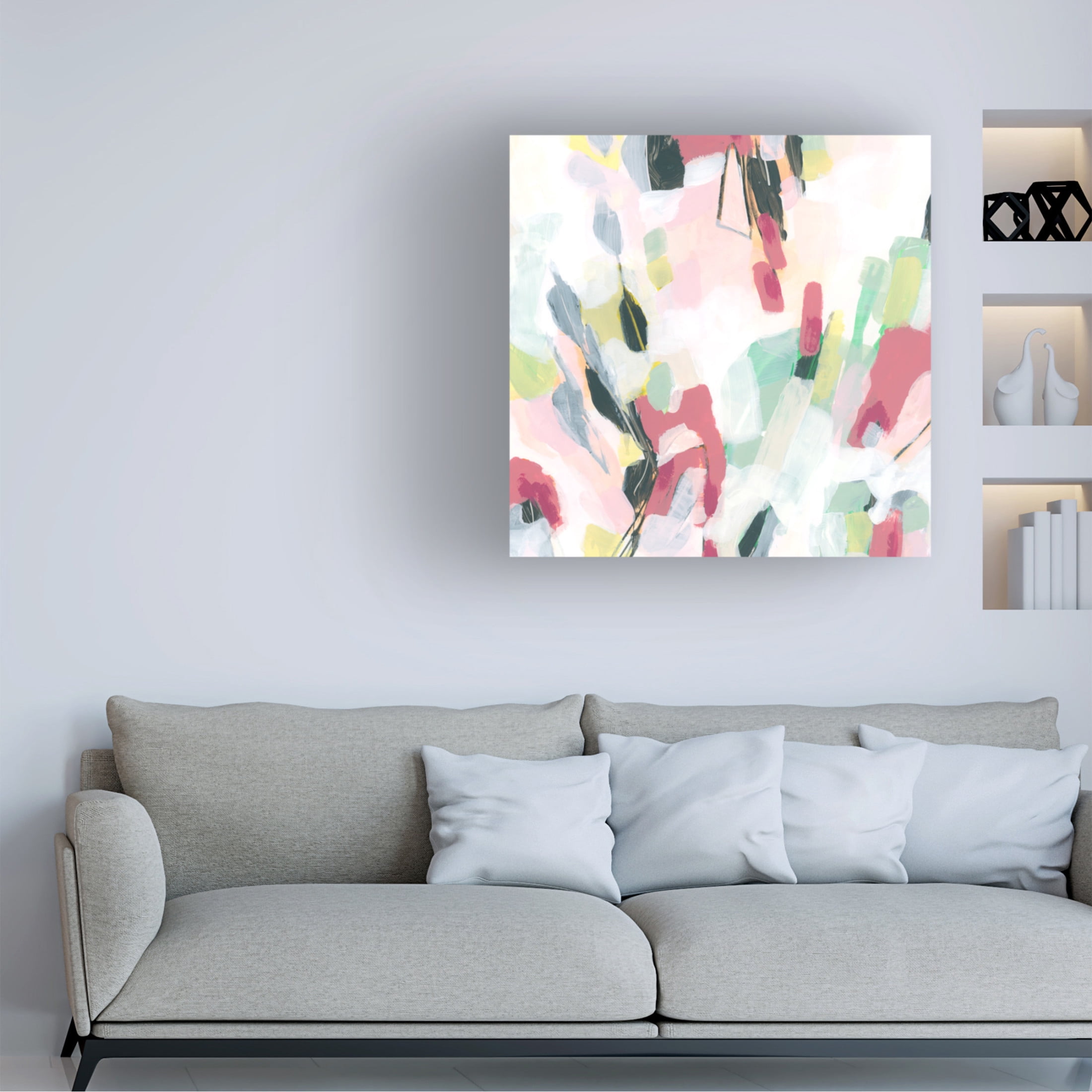 Trademark Fine Art June Erica Vess  Magenta Energy I Canvas Wall Art